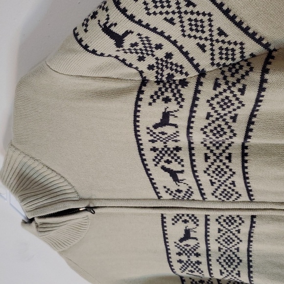 Southern Proper Farm Fairisle Full Zip Lined Sweater Jacket Size XL Preppy Mens - Picture 8 of 15